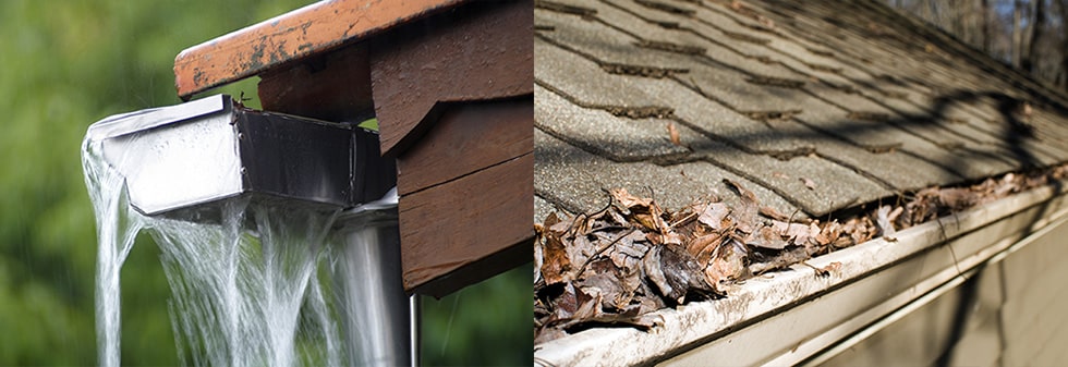 雨の日に雨樋に不具合が無いか確認してみてはいかがでしょうか。
